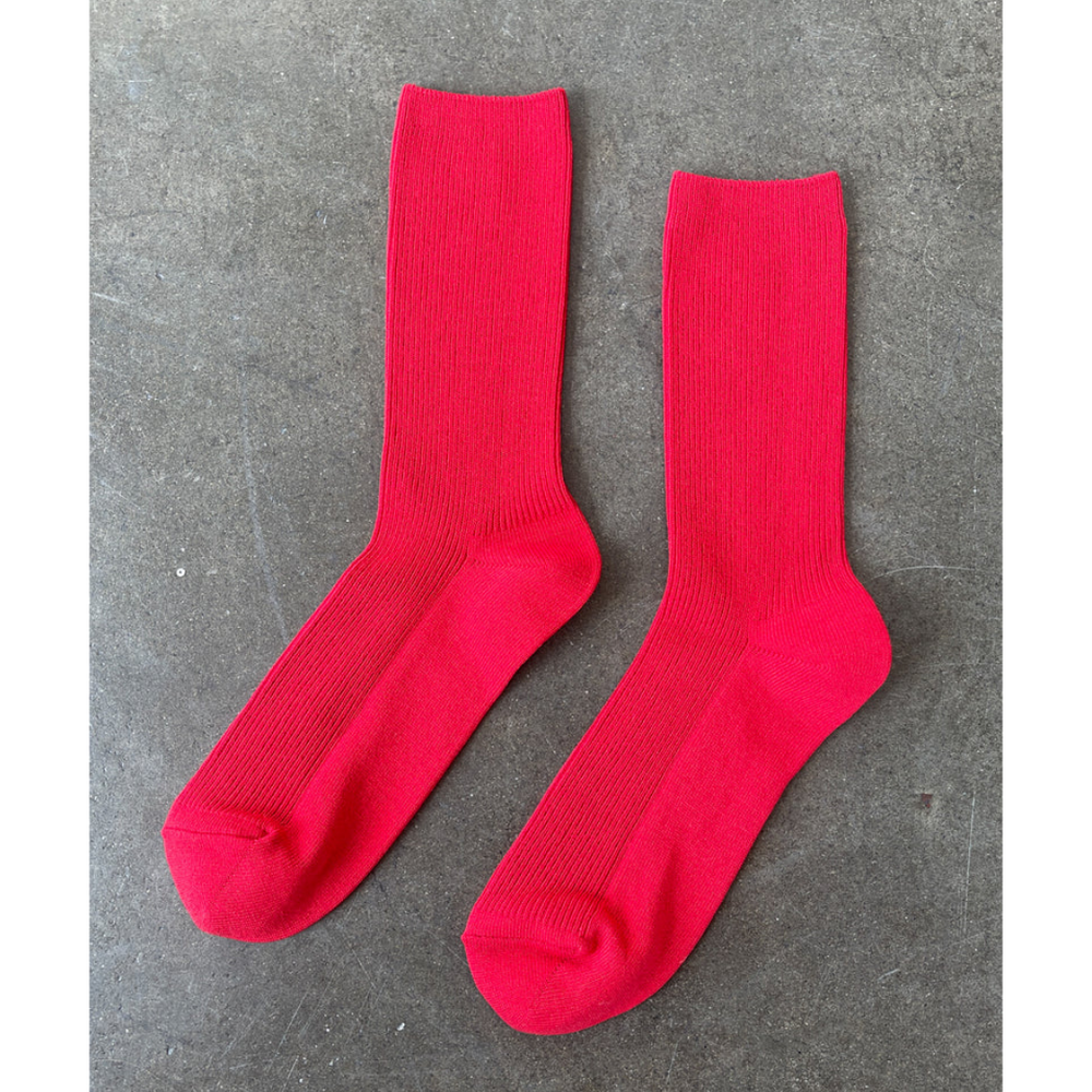 Red Le bon shoppe crisp step socks Matisse Footwear Discount
