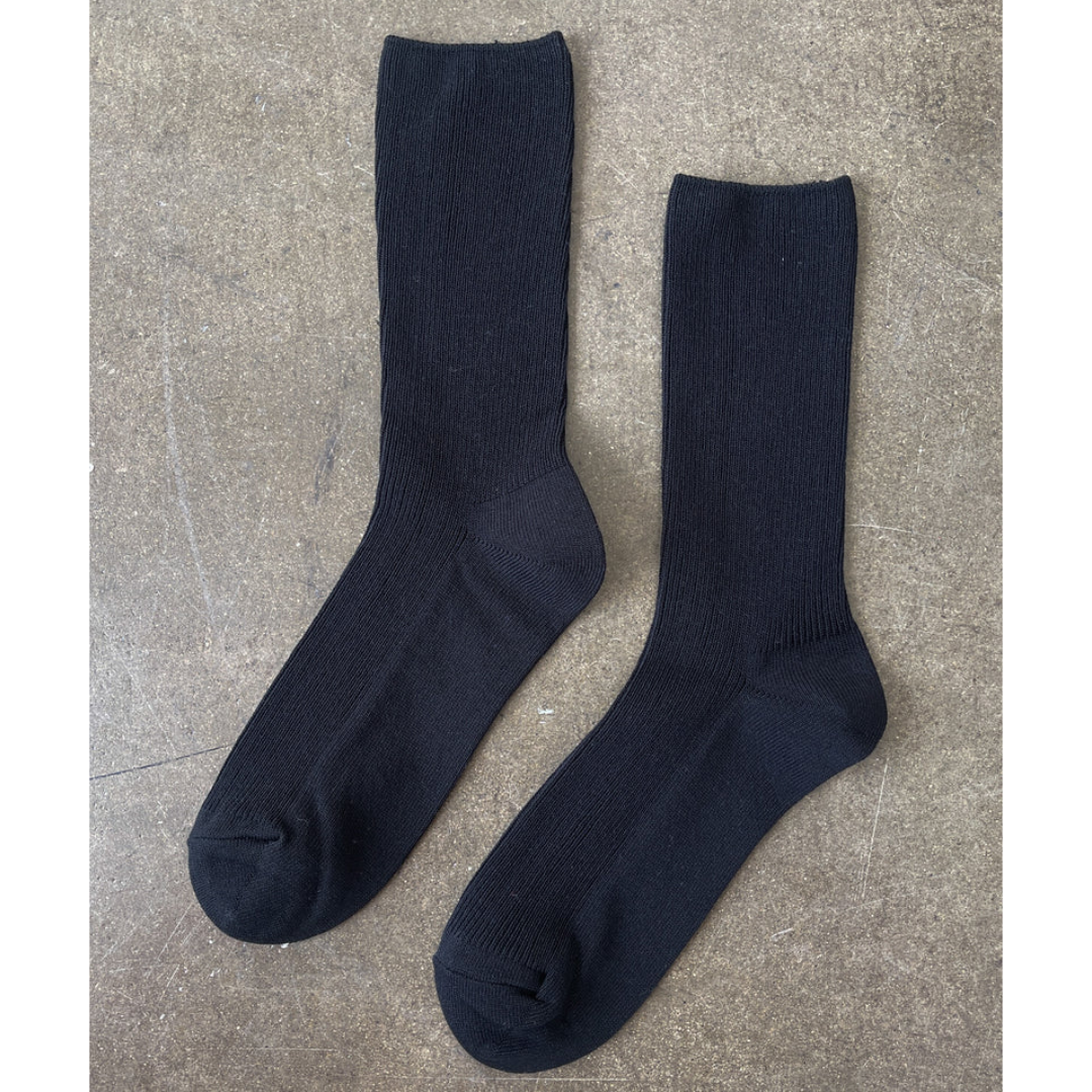 Black Le bon shoppe crisp step socks Matisse Footwear For Sale
