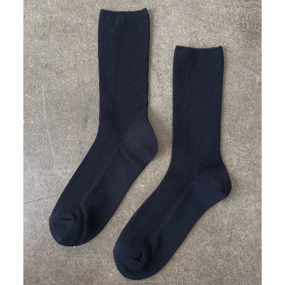 Black Le bon shoppe crisp step socks Matisse Footwear For Sale