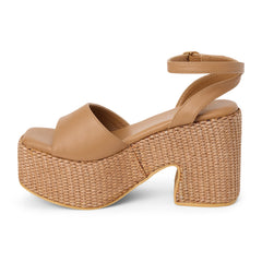 Cognac Arden platform sandal Matisse Footwear New