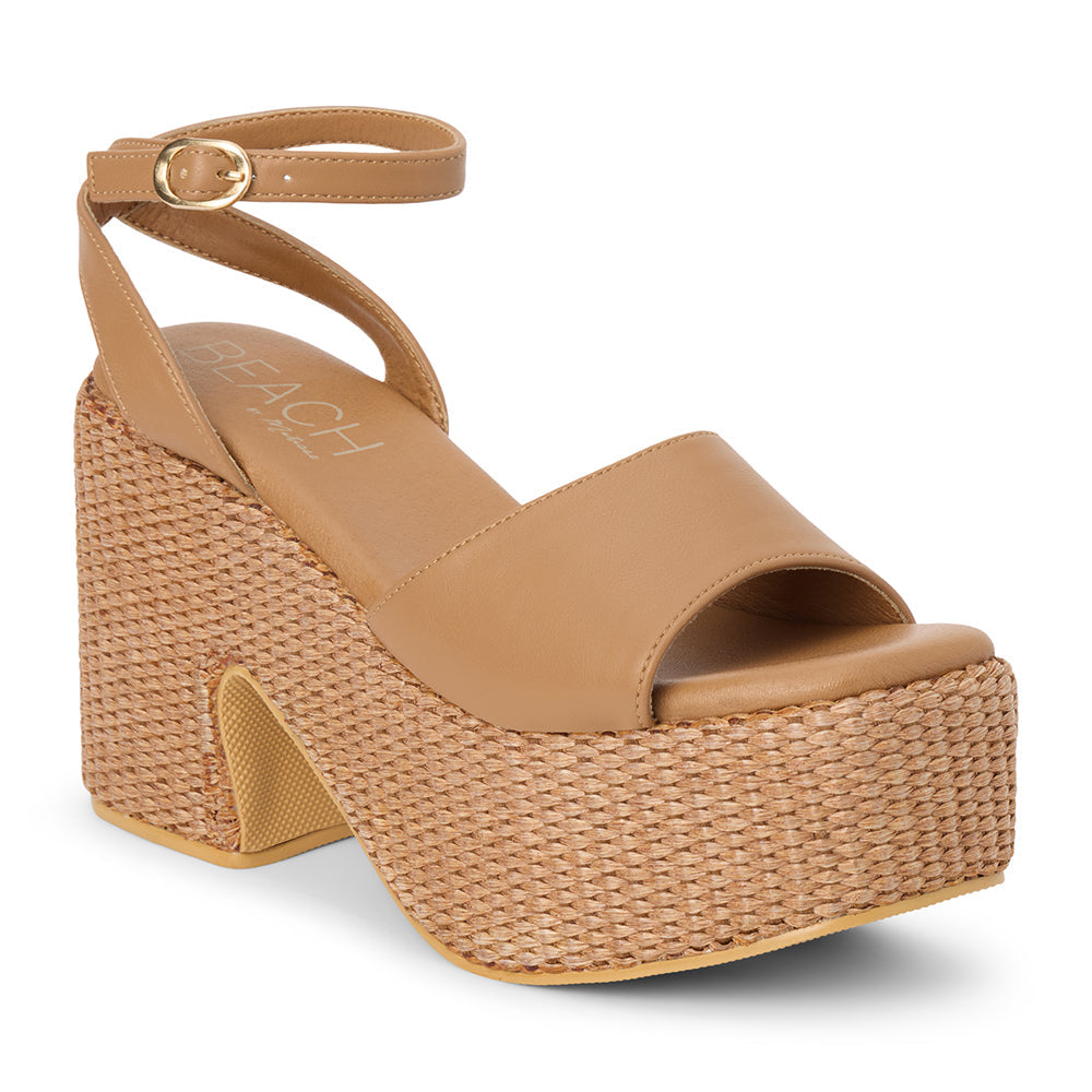 Cognac Arden platform sandal Matisse Footwear New