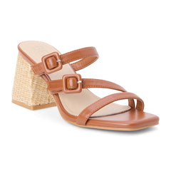 Cognac Luau heeled sandal Matisse Footwear For Sale