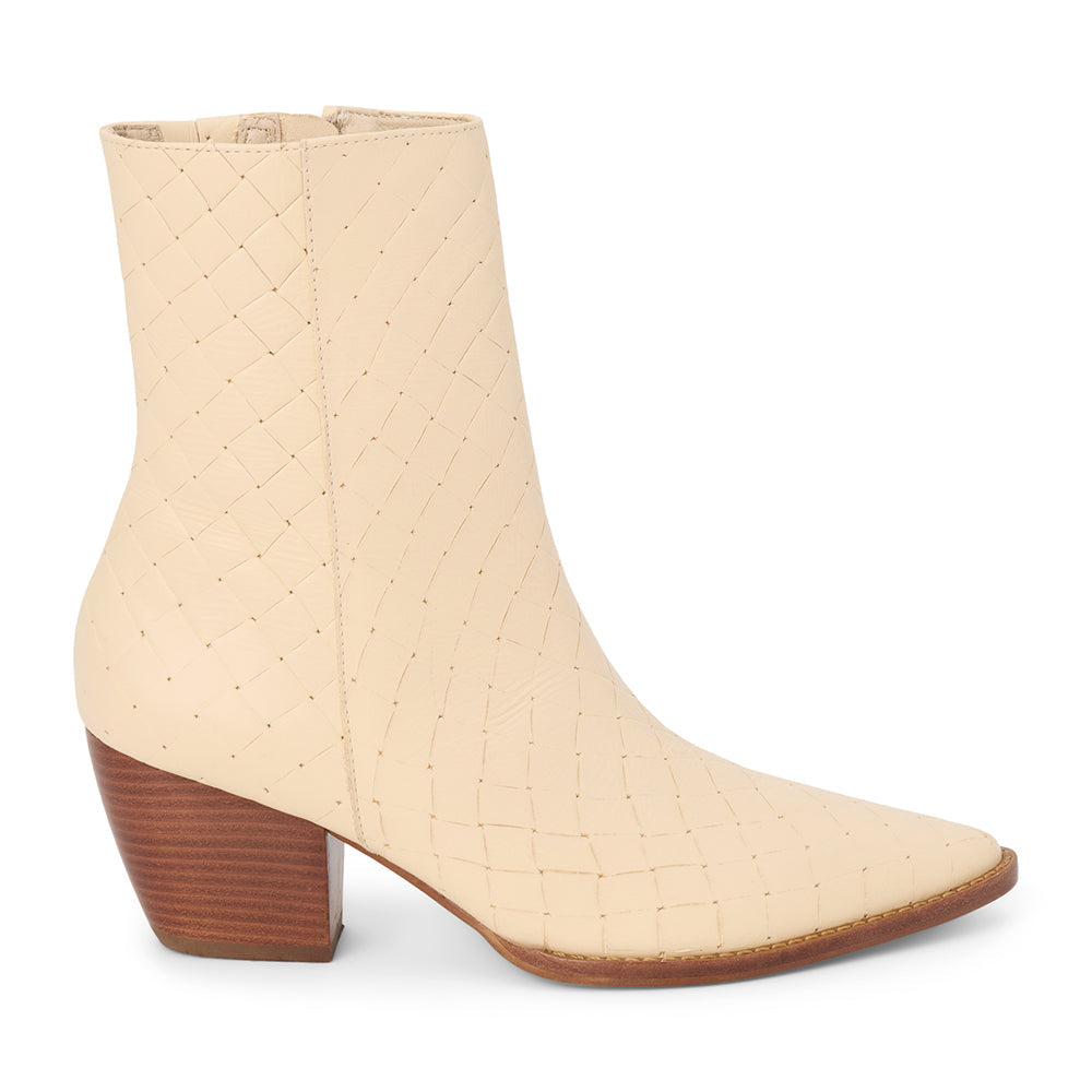 Cream Weave Caty ankle boot Matisse Footwear Online
