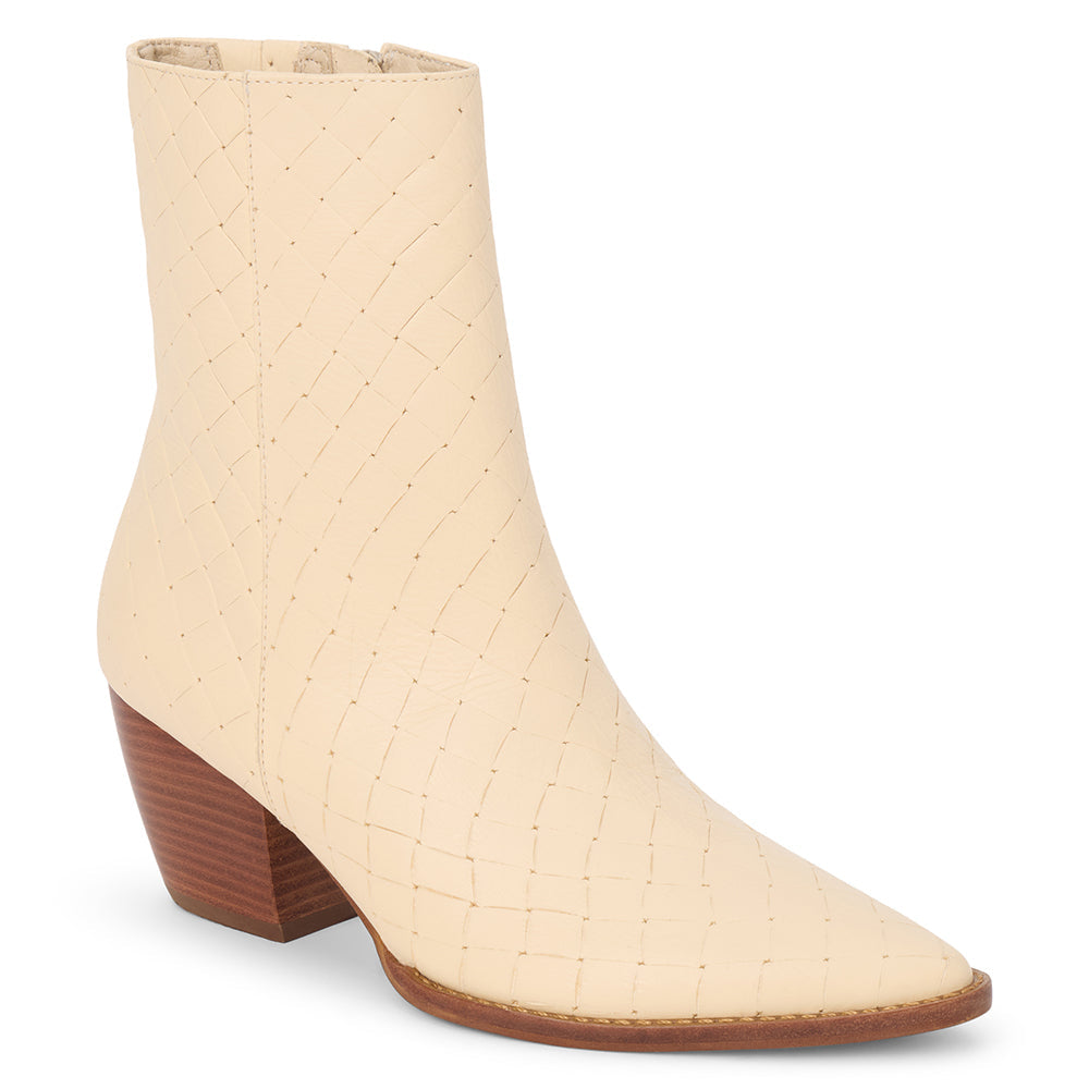 Cream Weave Caty ankle boot Matisse Footwear Online