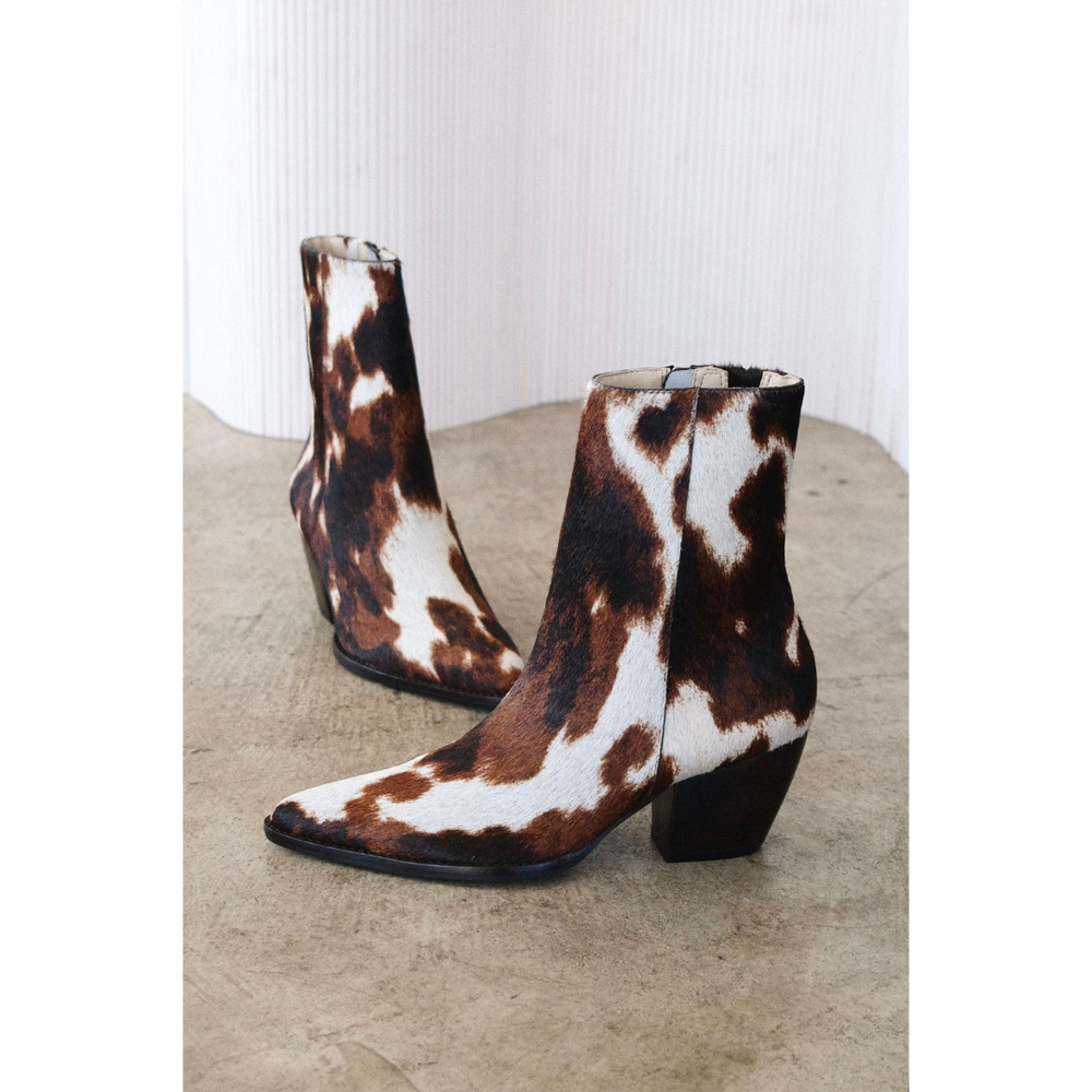 Brown Multi Cow Hair Caty ankle boot Matisse Footwear On Sale