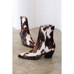 Brown Multi Cow Hair Caty ankle boot Matisse Footwear On Sale