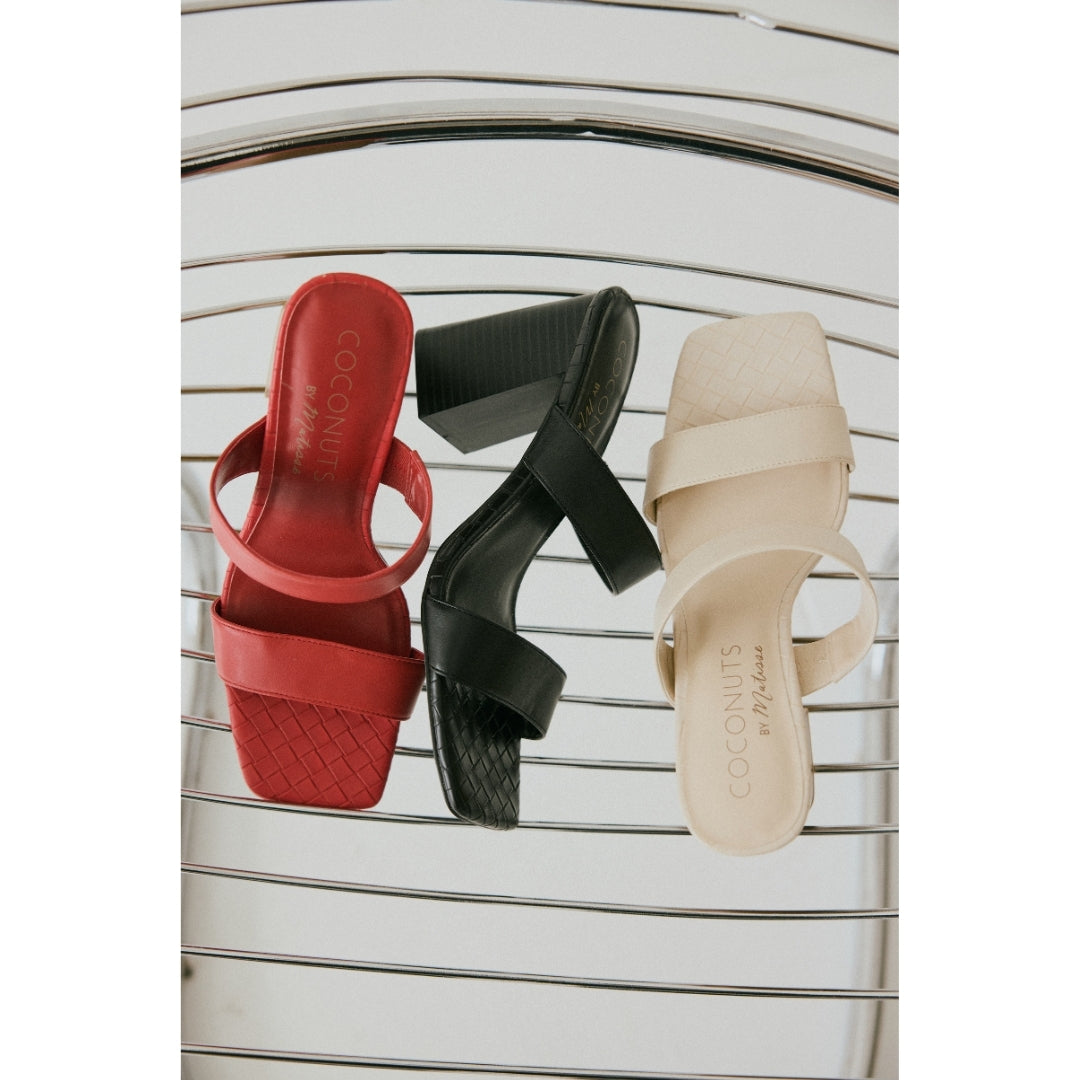 Black Britt heeled sandal Matisse Footwear US