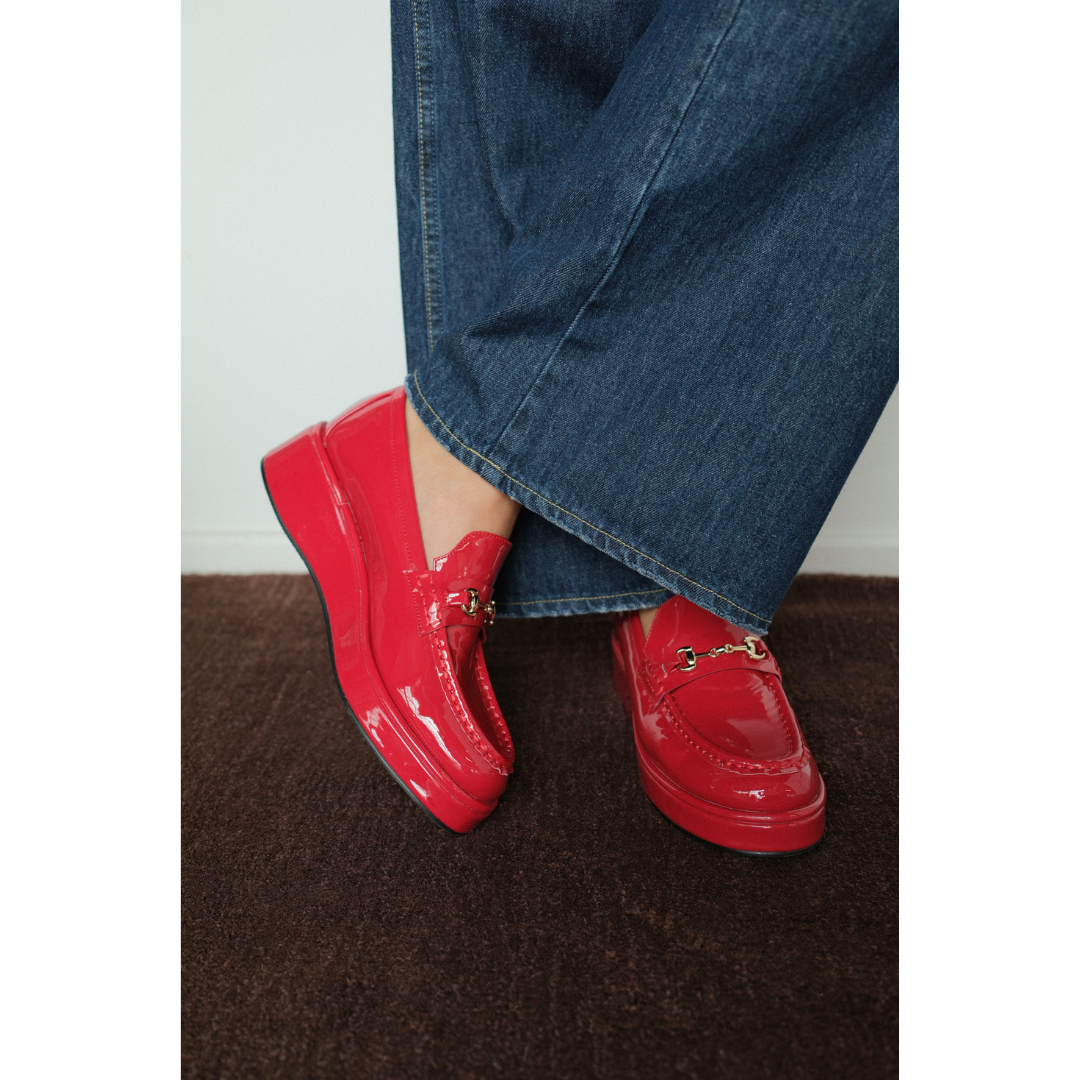 Red Patent Kimbra platform loafer Matisse Footwear Outlet