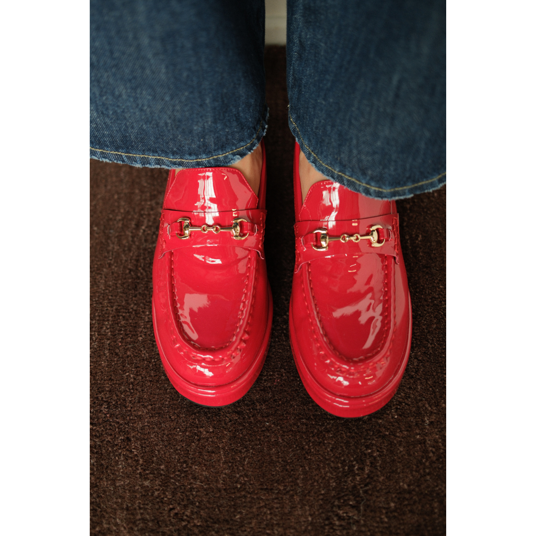 Red Patent Kimbra platform loafer Matisse Footwear Outlet