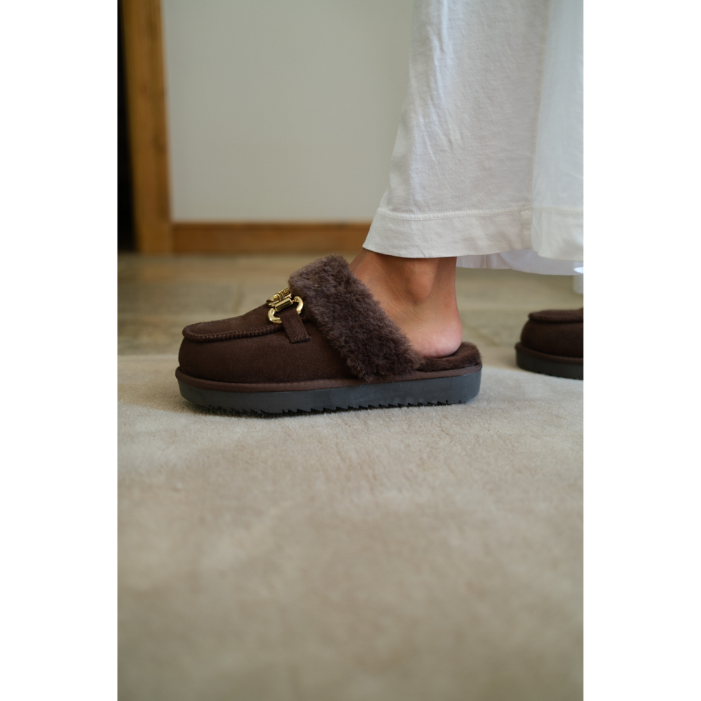 Chocolate Davos lounge mule Matisse Footwear On Sale
