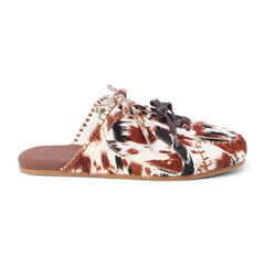Brown/White Cow Hair Devyn sneaker mule Matisse Footwear Sale