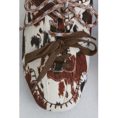 Brown/White Cow Hair Devyn sneaker mule Matisse Footwear Sale