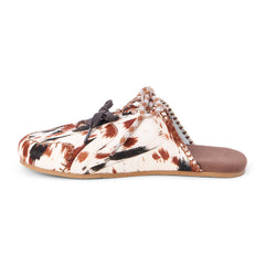 Brown/White Cow Hair Devyn sneaker mule Matisse Footwear Sale