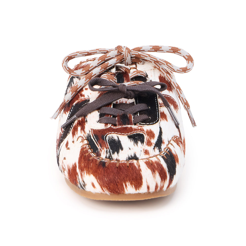 Brown/White Cow Hair Devyn sneaker mule Matisse Footwear Sale