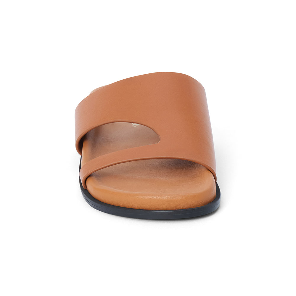 Cognac Tanner slide sandal Matisse Footwear Discount