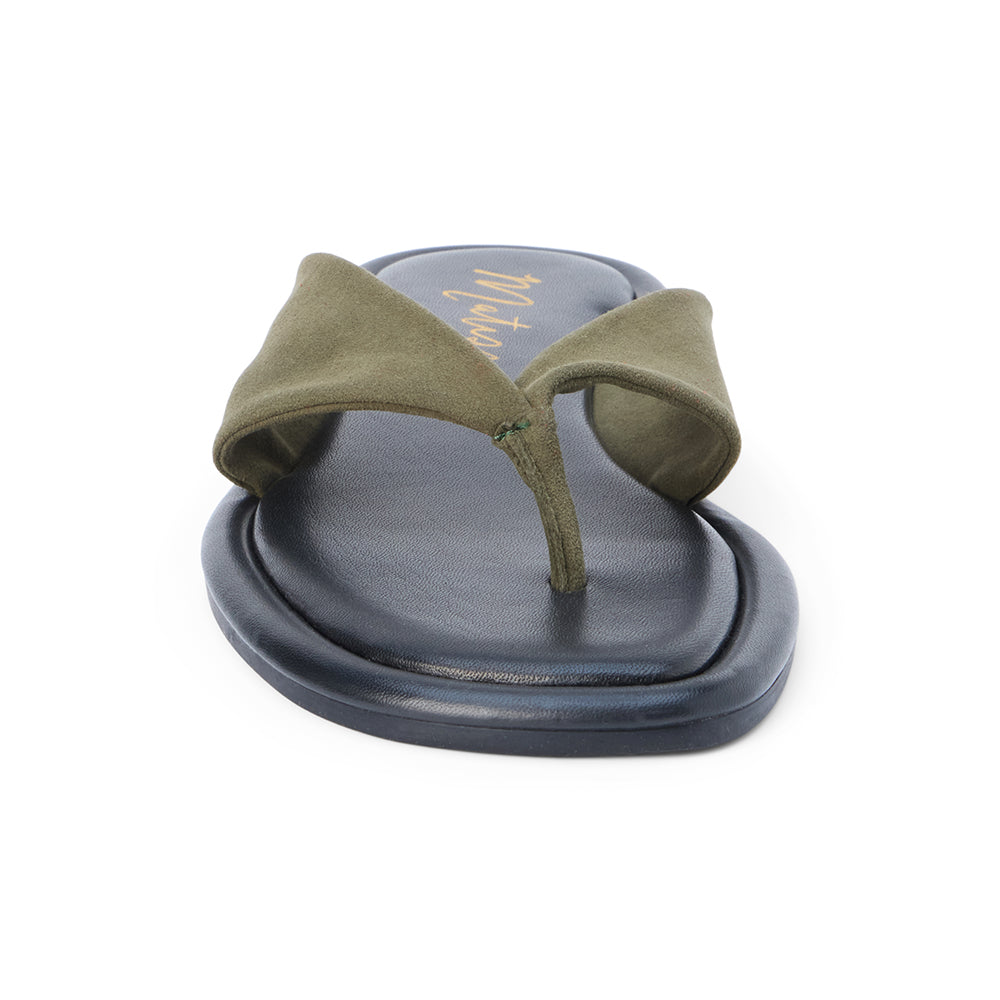 Olive Mirage flip flop sandal Matisse Footwear Outlet