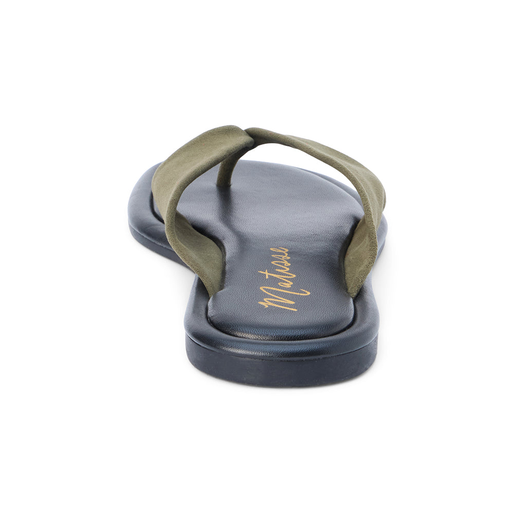 Olive Mirage flip flop sandal Matisse Footwear Outlet