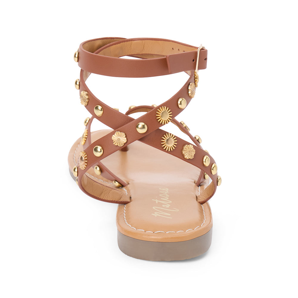 Cognac Athena thong sandal Matisse Footwear Sale