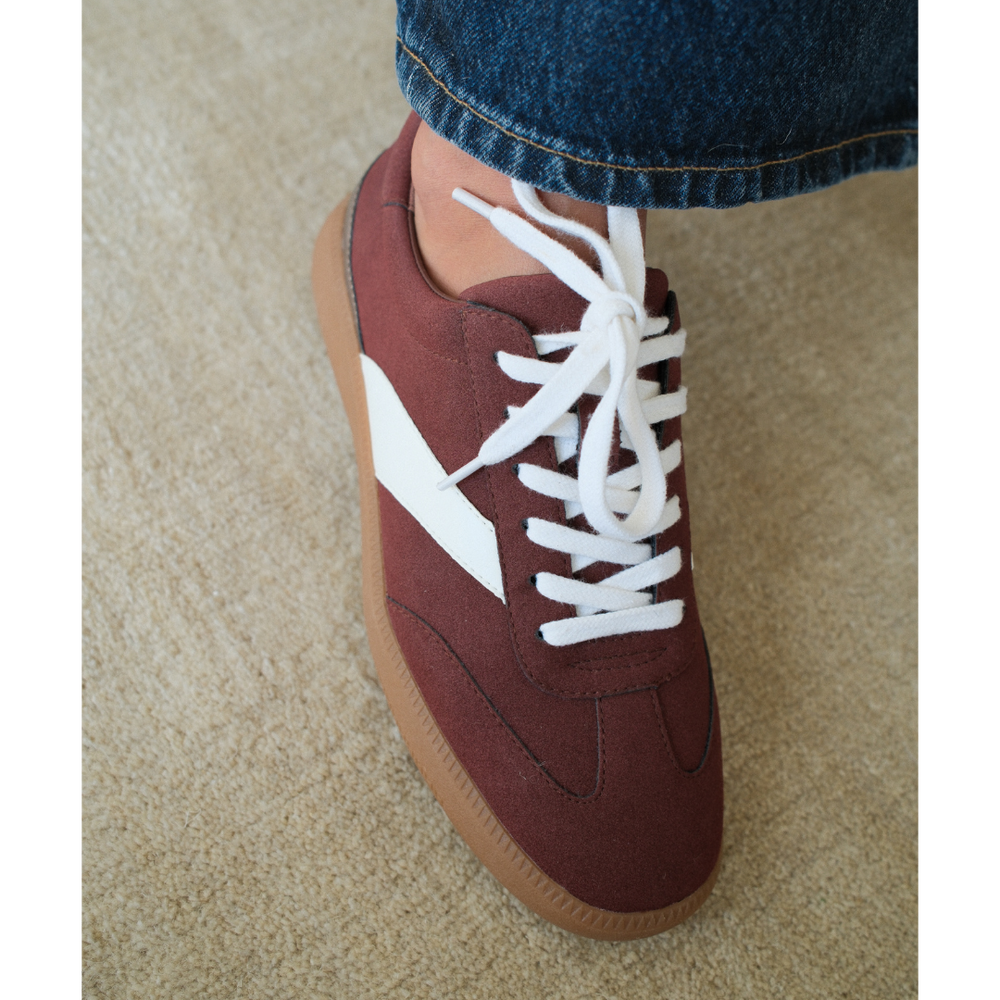 Burgundy Wylder lowtop sneaker Matisse Footwear Outlet