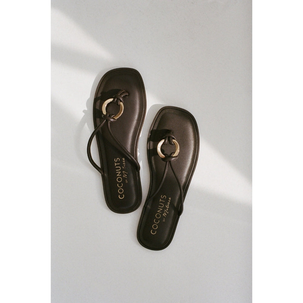 Dark Brown Mission thong sandal Matisse Footwear Online