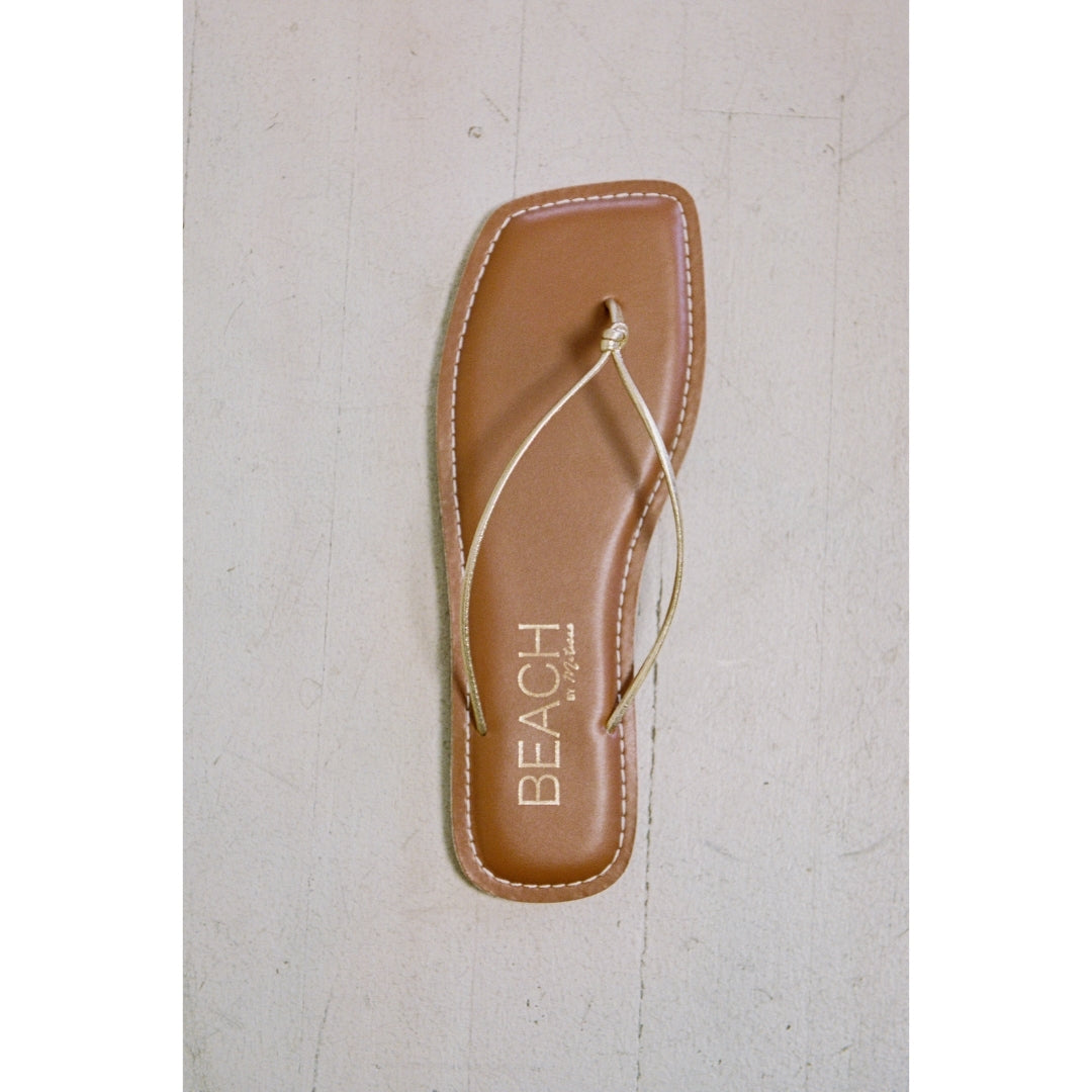 Gold Ray thong sandal Matisse Footwear Discount