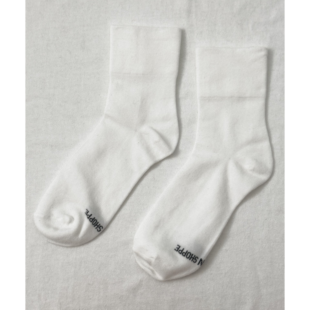 White Le bon shoppe sneaker socks Matisse Footwear On Sale