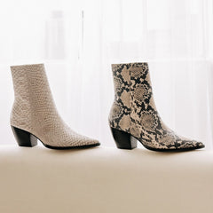 Grey Croc Caty ankle boot Matisse Footwear New
