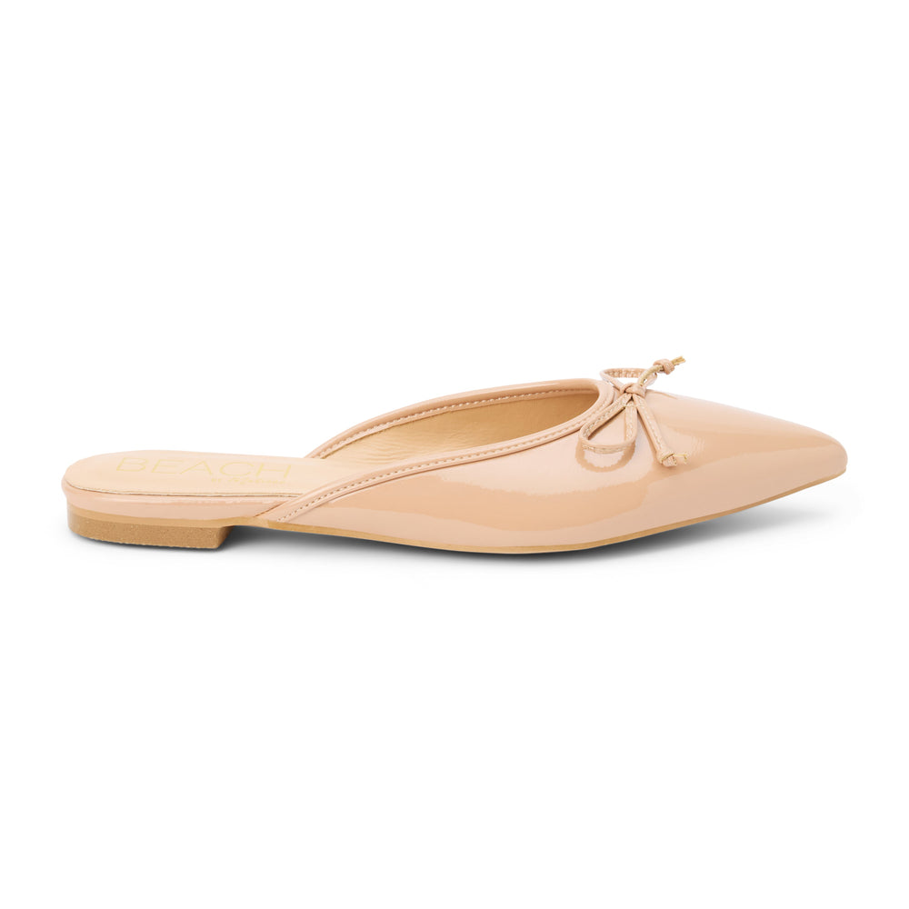 Nude Patent Reggie flat mule Matisse Footwear Outlet