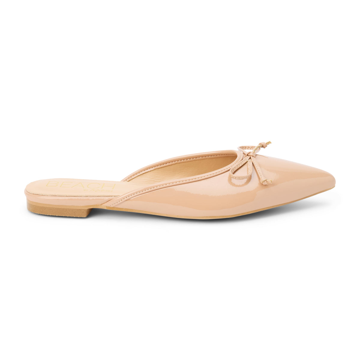 Nude Patent Reggie flat mule Matisse Footwear Outlet