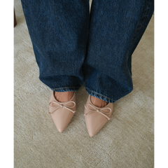 Nude Patent Reggie flat mule Matisse Footwear Outlet