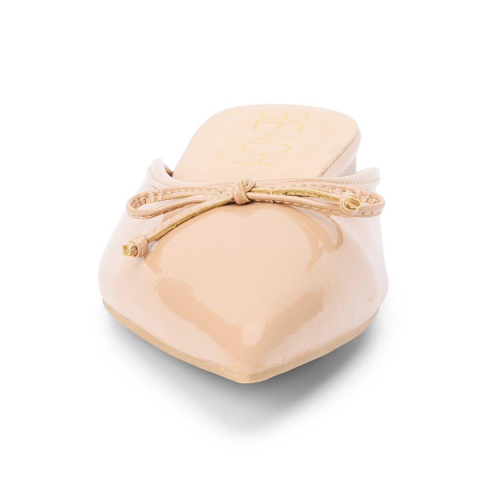 Nude Patent Reggie flat mule Matisse Footwear Outlet
