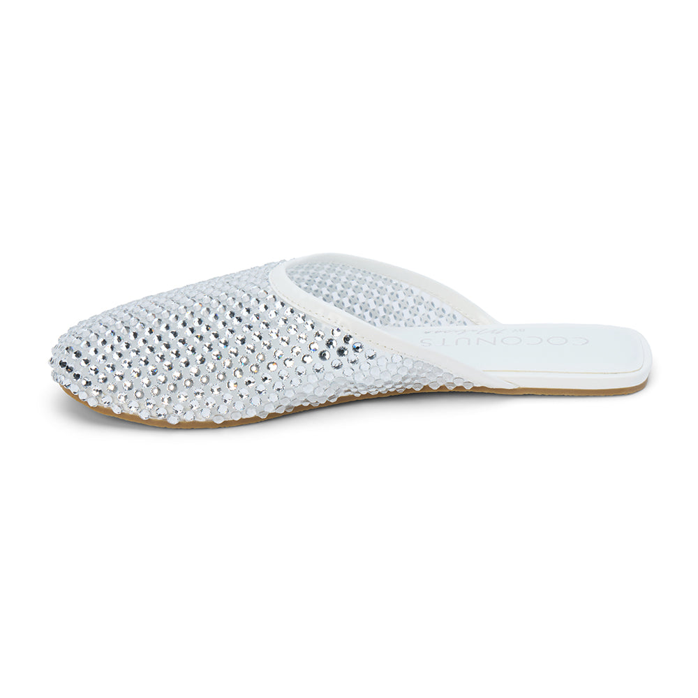 White Karlie embellished mule Matisse Footwear Online Shop