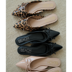 Leopard Patent Reggie flat mule Matisse Footwear New