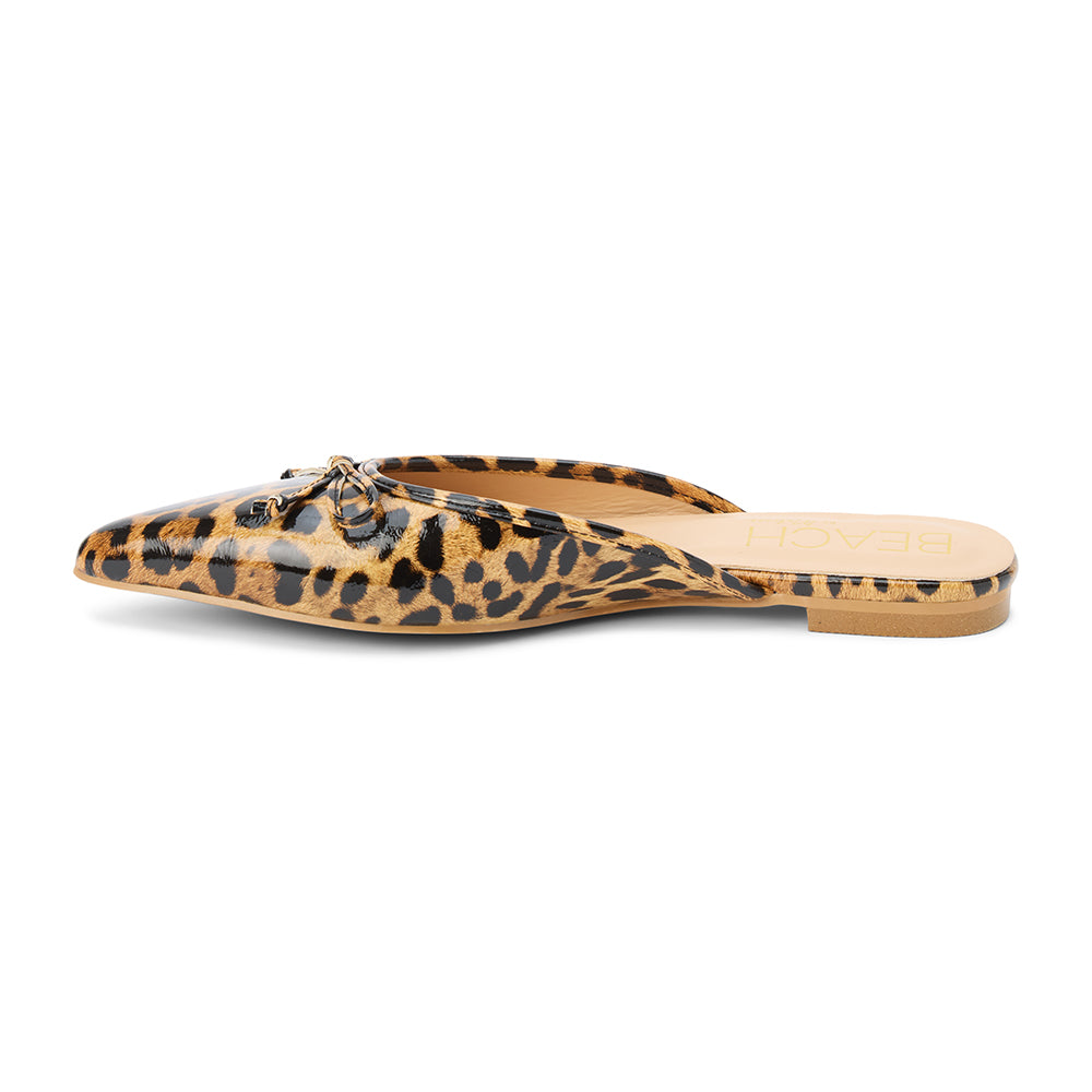 Leopard Patent Reggie flat mule Matisse Footwear New