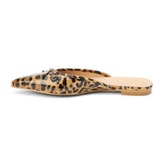 Leopard Patent Reggie flat mule Matisse Footwear New