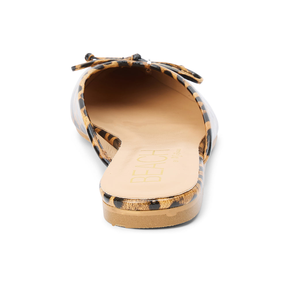 Leopard Patent Reggie flat mule Matisse Footwear New