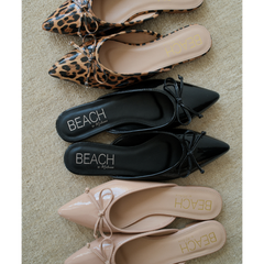 Black Patent Reggie flat mule Matisse Footwear US
