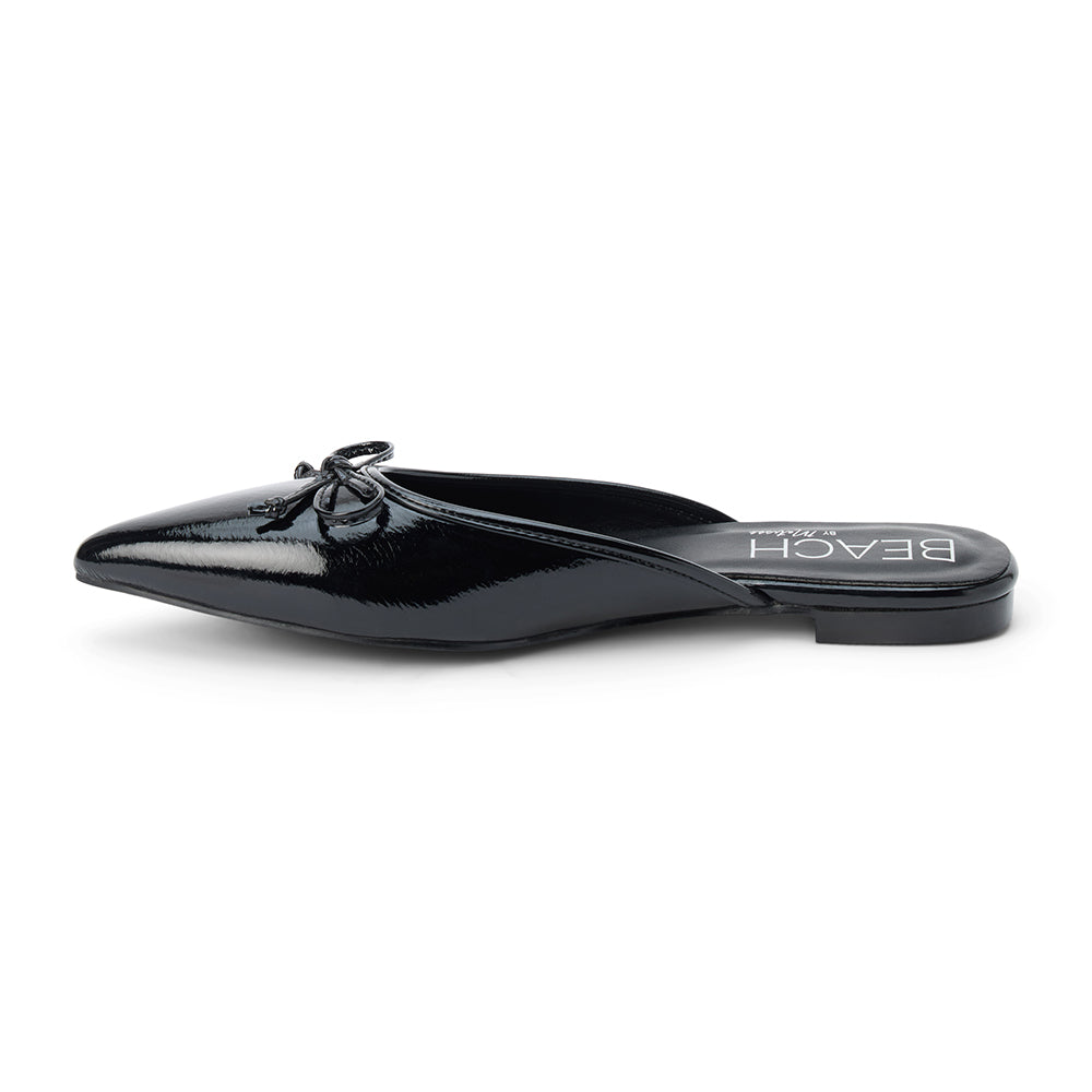 Black Patent Reggie flat mule Matisse Footwear US