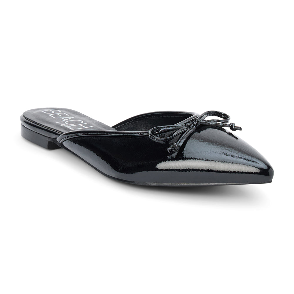Black Patent Reggie flat mule Matisse Footwear US