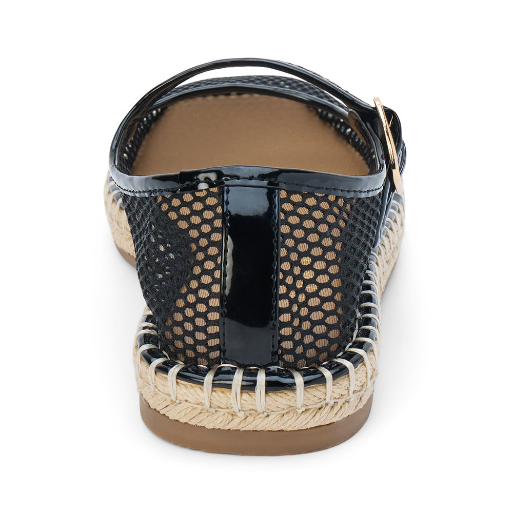 Black Mesh Meg mary jane flat Matisse Footwear Online