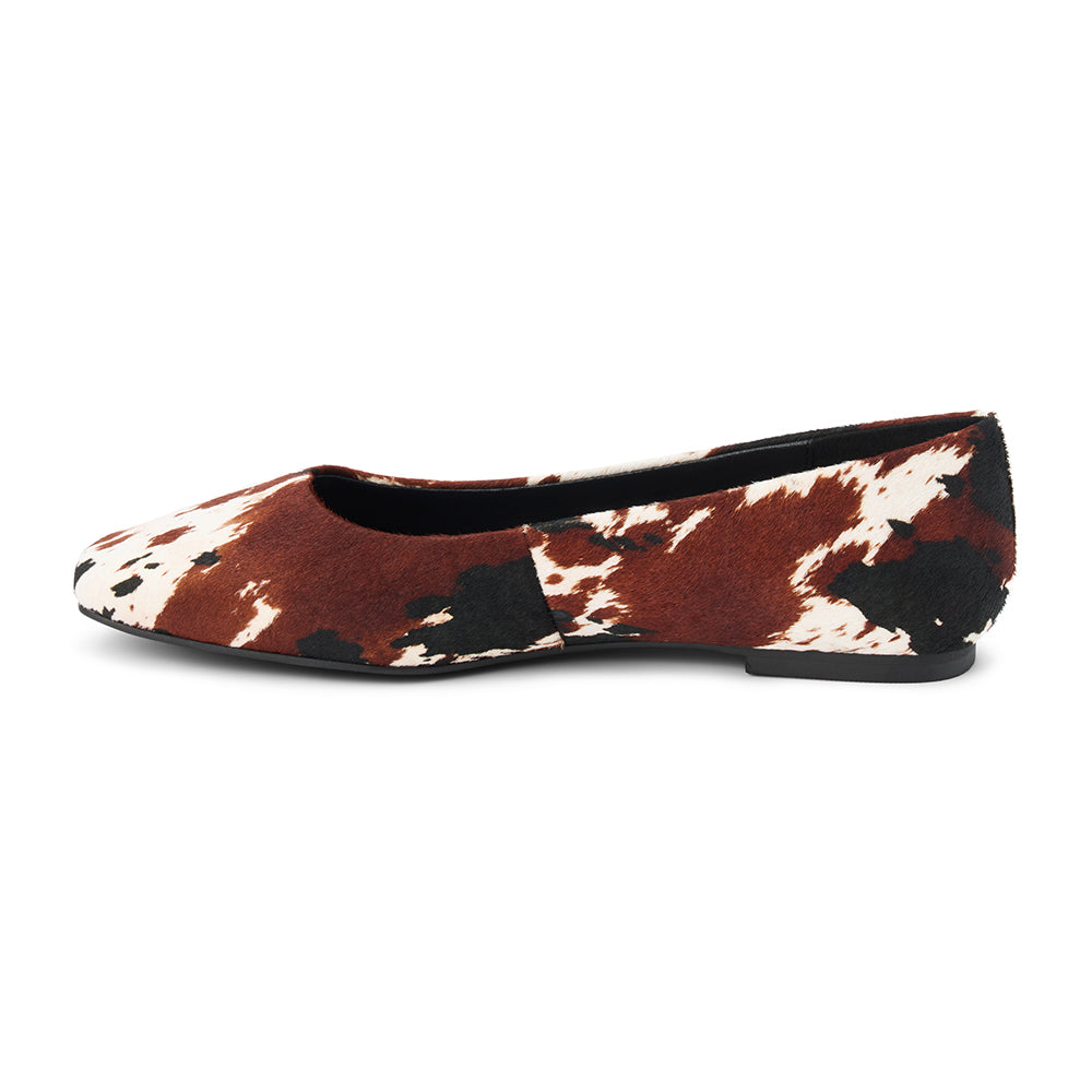 Brown Multi Cow Hair Phillip ballet flat Matisse Footwear Outlet