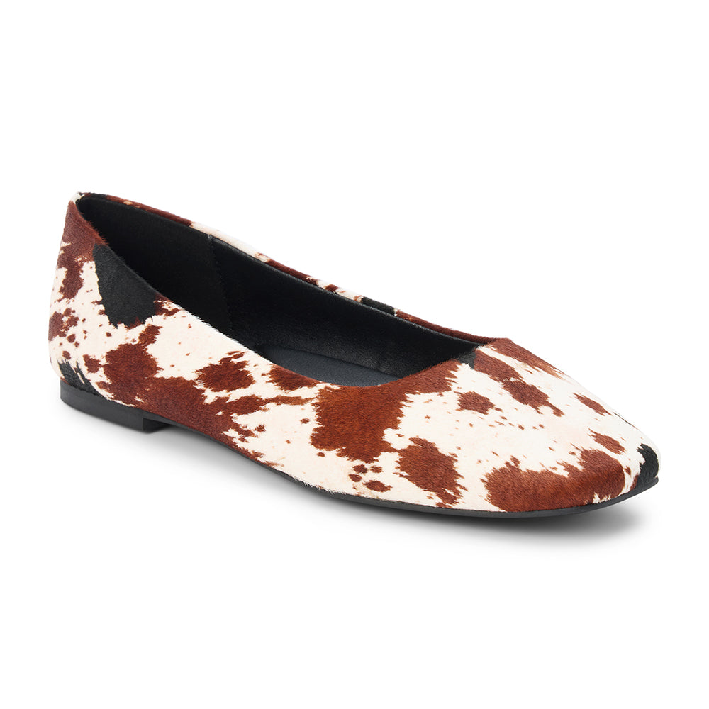 Brown Multi Cow Hair Phillip ballet flat Matisse Footwear Outlet