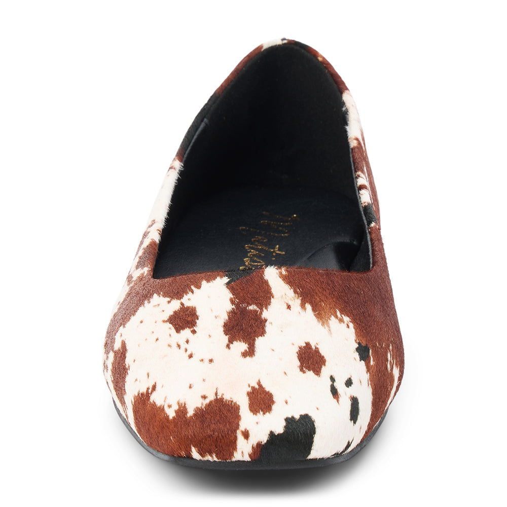 Brown Multi Cow Hair Phillip ballet flat Matisse Footwear Outlet