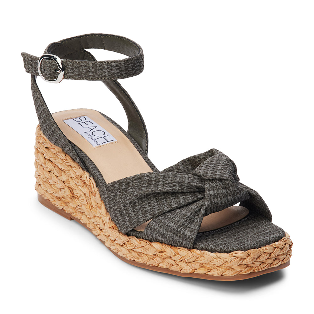 Black Ibiza wedge sandal Matisse Footwear Online