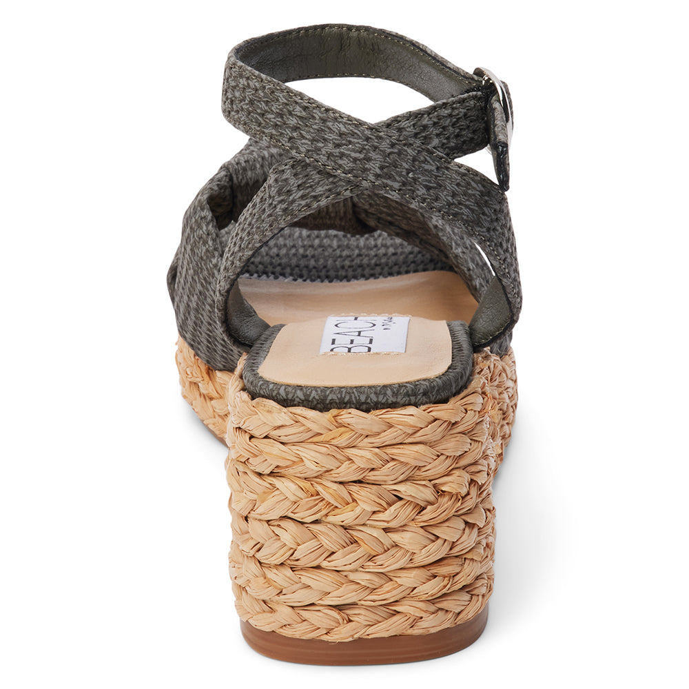 Black Ibiza wedge sandal Matisse Footwear Online