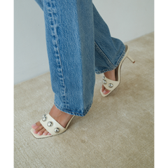 Cream Theo heeled sandal Matisse Footwear Outlet