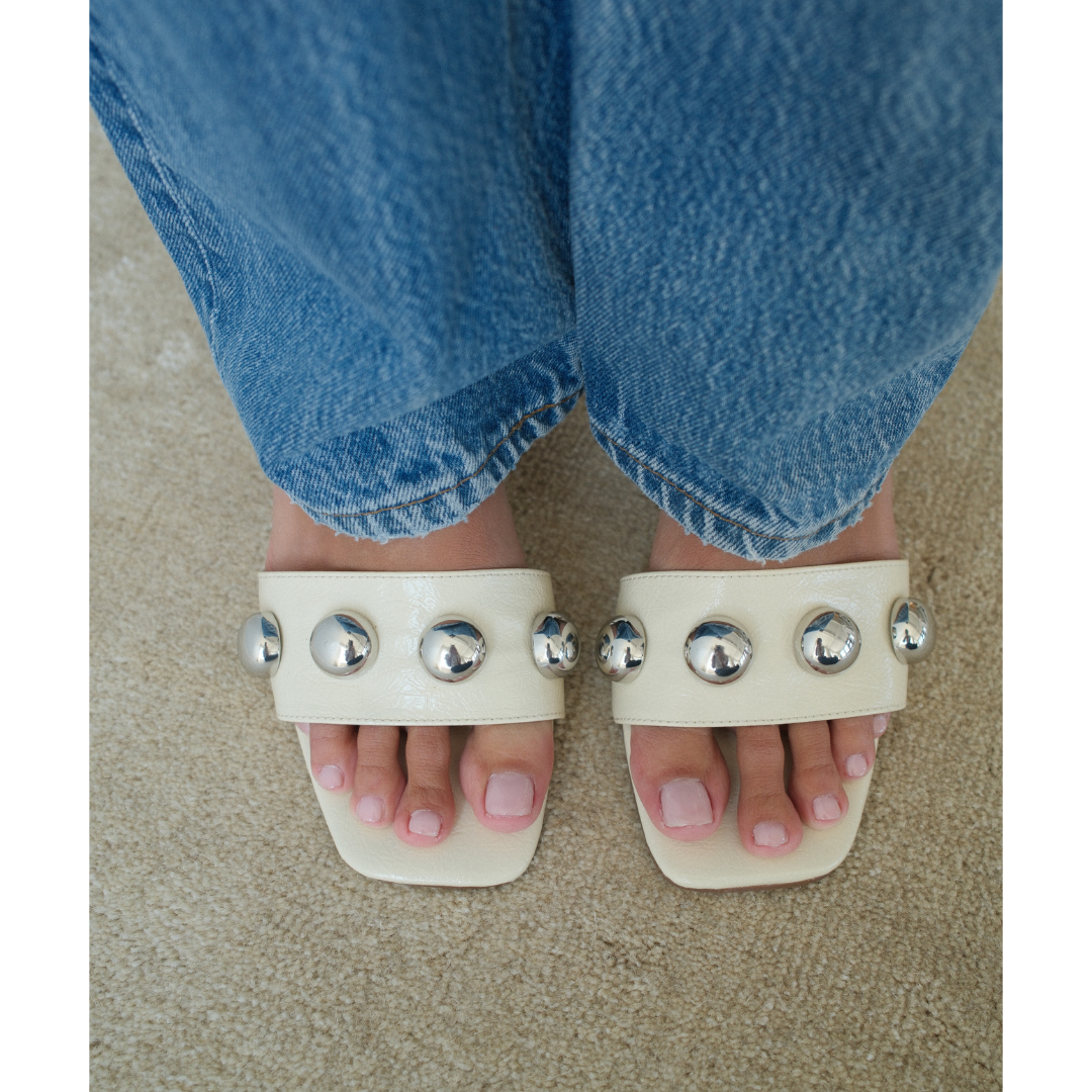 Cream Theo heeled sandal Matisse Footwear Outlet