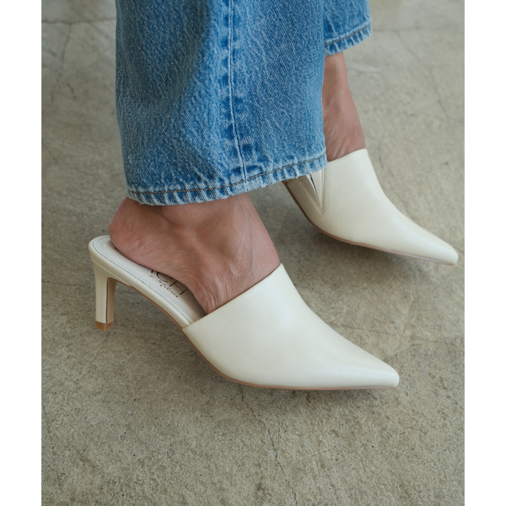 Ivory Garret heeled mule Matisse Footwear New