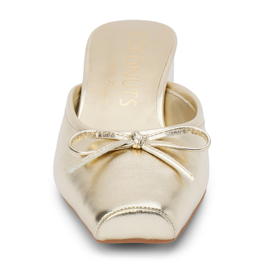 Gold Geneva heeled mule Matisse Footwear US