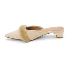 Natural Suede Kellan heeled mule Matisse Footwear Online